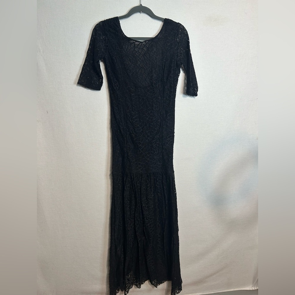 Free people lace body con maxi dress